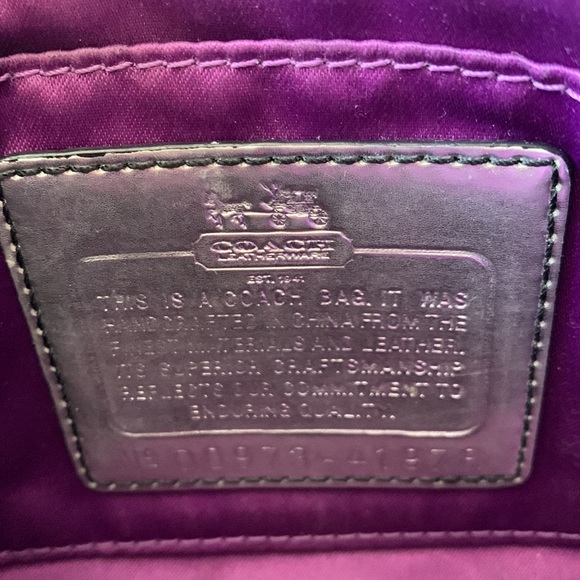 Coach Black Leather Wristlet - Picture 6 of 10